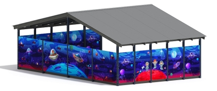 Теневой навес (Космопорт. Космос) - МФ 70.8.5-08, фото 3