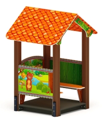 Домик малый 2 (Полянка) МФ 10.01.02-04, фото 1 Домик малый 2 (Полянка) МФ 10.01.02-04, фото 1