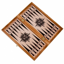 Нарды &quot;Восточный Узор&quot; средние (Россия, дерево, 48х24х4см)