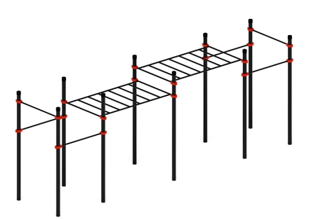 Воркаут 108 красный ВТ 12.20-01, фото 3