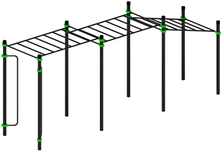 Воркаут ЛОВ 108 зеленый ВТ 102.11-02, фото 4