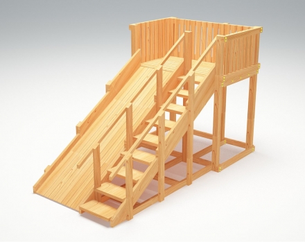 Зимняя деревянная горка “Зима wood” -3, фото 2