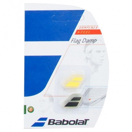 Виброгаситель BABOLAT Flag Damp (ЧЕРНЫЙ), черно-желтый, фото 1