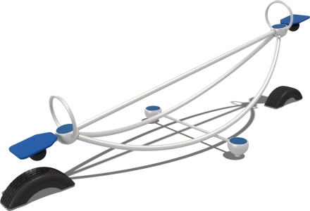 Качели-балансир Лодочка Fairytale КЧ002.00.2 для детской уличной площадки, фото 1