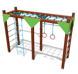 Спортивный комплекс ВСТ 8054 для уличной площадки