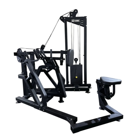 AG-055 — Реабилитационный Грузоблочный тренажер Хаммер рычажная тяга (для инвалидов-колясочников), фото 1