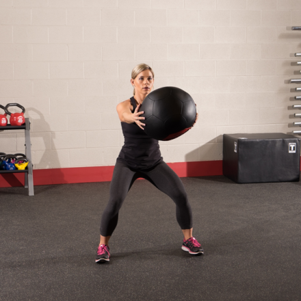 Тренировочный мяч мягкий WALL BALL 8,2 кг (18lb), фото 17