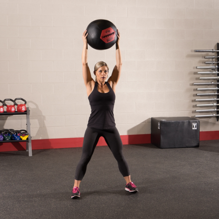 Тренировочный мяч мягкий WALL BALL 8,2 кг (18lb), фото 20