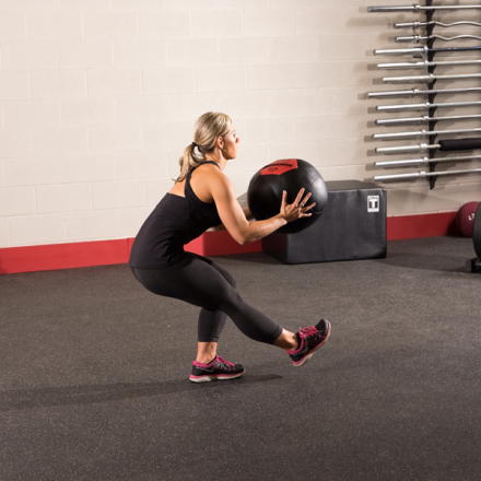 Тренировочный мяч мягкий WALL BALL 8,2 кг (18lb), фото 33