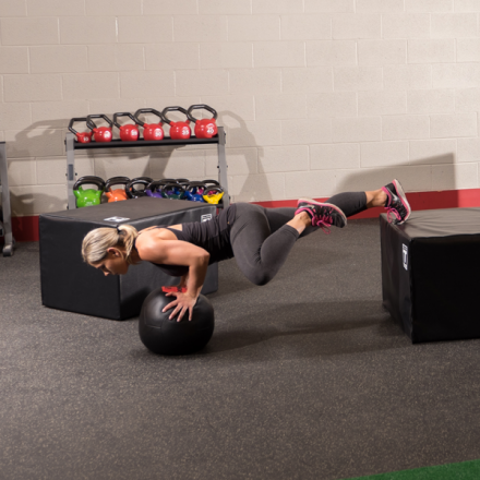 Тренировочный мяч мягкий WALL BALL 8,2 кг (18lb), фото 36