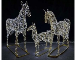 Световая композиция Семья лошадей lk006, фото 1