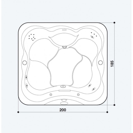 СПА Бассейн Jacuzzi Oxia, фото 8
