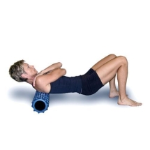 Компактный массажный ролл RumbleRoller Compact, жесткость: повышенная