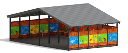 Теневой навес (Карандаши) - МФ 70.8.5-09, фото 1