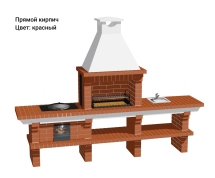 Печь Аристократ 7142 Радиальный кирпич красный