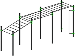 Воркаут ЛОВ 89 зеленый ВТ 101.11-02, фото 1 Воркаут ЛОВ 89 зеленый ВТ 101.11-02, фото 1