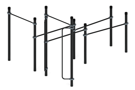 Воркаут ЛОВ 108 серый ВТ 102.16-03, фото 4