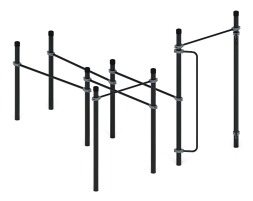 Воркаут ЛОВ 108 серый ВТ 102.16-03, фото 3