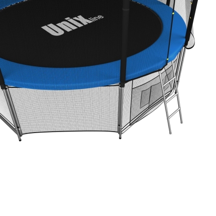 Батут UNIX line 8 ft Classic (outside) 244 см с защитной сеткой, фото 7