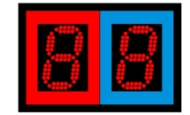Табло бокового судьи одностороннее ТС-130x2b