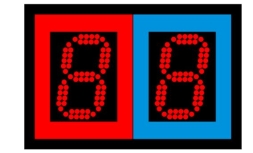 Табло бокового судьи одностороннее ТС-130x2b