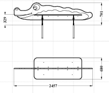 МФ 1.33 Лавочка Крокодил