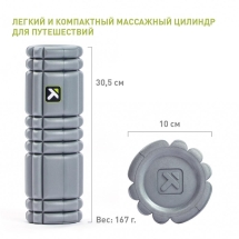 Массажный цилиндр CORE Roller, 30,5 см, мягкий