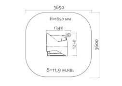 Домик-беседка 06100 для детской площадки, фото 5