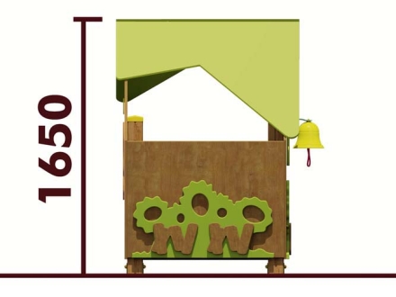 Домик-беседка 06100 для детской площадки, фото 3