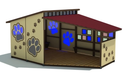 Теневой навес Котята для улицы, фото 1