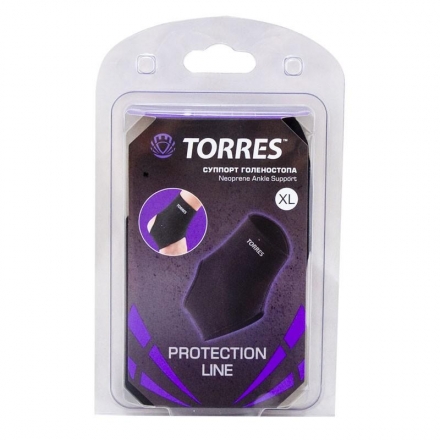 Суппорт голеностопа &quot;TORRES&quot;, неопрен 3 мм, размер M, черный, фото 2