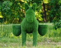 Топиари Ослик с кашпо газон Deluxe