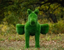 Топиари Ослик с кашпо газон Deluxe