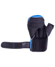 Перчатки для рукопашного боя HSIF RF3206, 6oz, к/з, синий