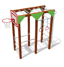 Спортивный комплекс ВСТ 8053 для уличной площадки