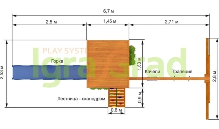 Детская площадка IgraGrad Клубный домик, фото 4
