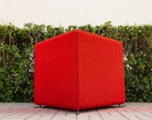 Топиари куб Красный h=75 см - газон Eco Топиари куб Красный h=75 см - газон Eco