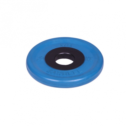 Диск олимпийский Barbell d 51 мм цветной 2,5 кг, фото 1