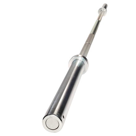 Гриф олимпийский прямой 86&quot;, до 450 кг, хромированный (класс-ZINK), фото 3