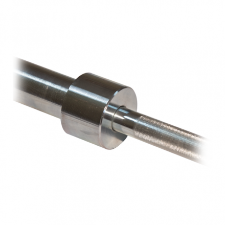 Гриф олимпийский прямой 86&quot;, до 450 кг, хромированный (класс-ZINK), фото 2