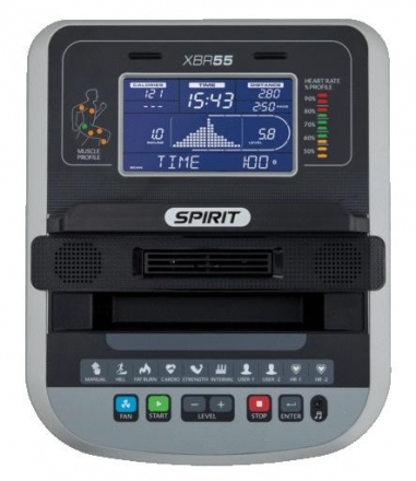 Велотренажер SPIRIT XBR55ENT BLACK			, фото 3