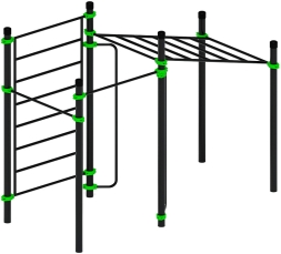 Воркаут ЛОВ 108 зеленый ВТ 102.12-02, фото 2 Воркаут ЛОВ 108 зеленый ВТ 102.12-02, фото 2