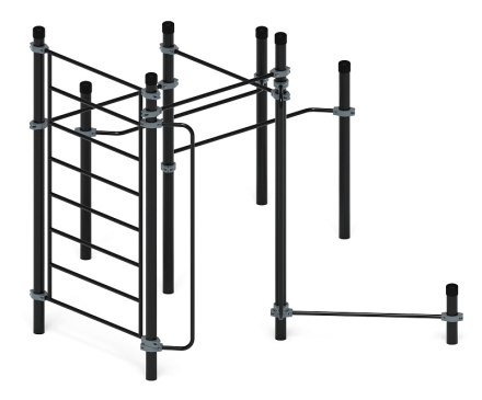 Воркаут ЛОВ 108 серый ВТ 102.15-03, фото 1