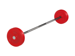 Штанга неразборная &quot;Barbell&quot; с цветными дисками d 25 мм, 25 кг