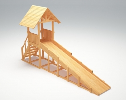 Зимняя деревянная горка “Зима wood”-5, фото 1