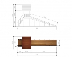 Зимняя деревянная горка “Зима wood”-5, фото 6