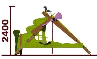 Домик-беседка Шалаш 06021 для детской площадки, фото 3