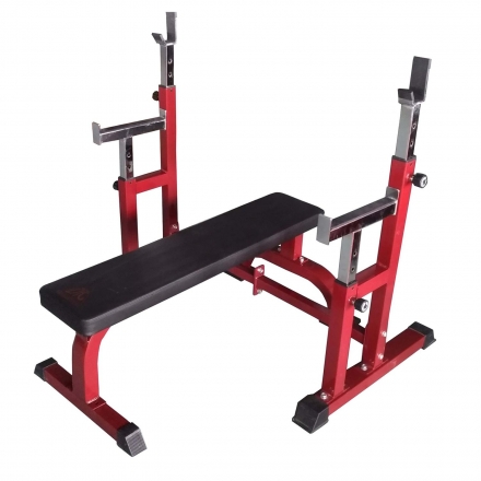 Скамья со стойками под штангу DFC DZ005FB, фото 5