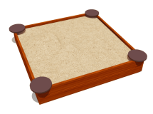 Песочница ВСТ 1151 для детской площадки