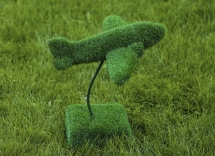 Топиари Самолет - газон Eco